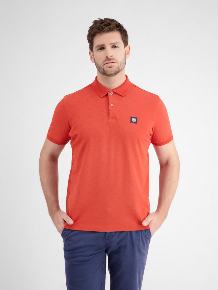 LERROS Poloshirt LERROS Poloshirt mit Punkt-Print von LERROS