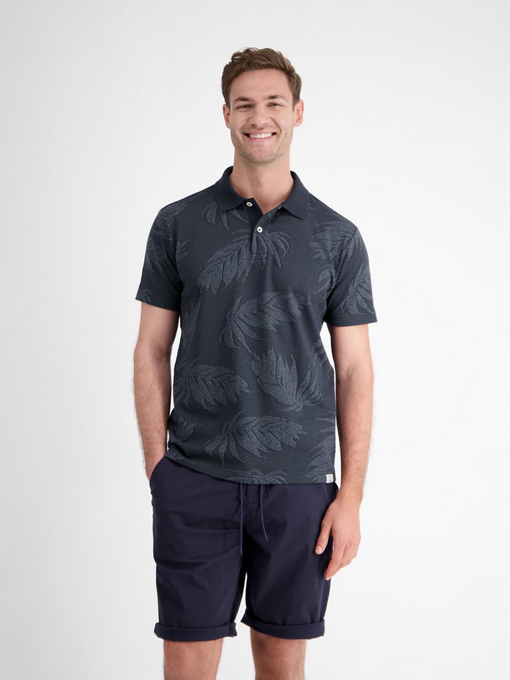 LERROS Poloshirt mit All-Over Print LERROS Poloshirt mit All-Over Print von LERROS