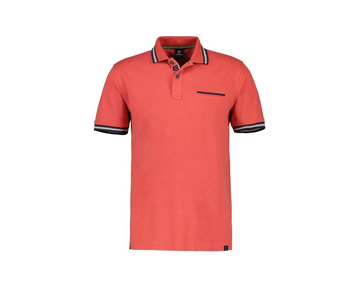 LERROS Poloshirt rot passform textil (1-tlg) von LERROS