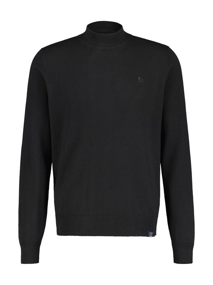 LERROS Rollkragenpullover mit Logo Stickerei von LERROS