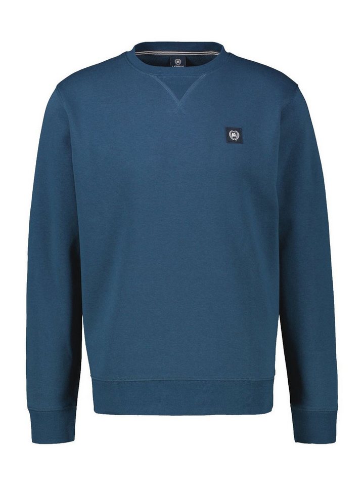 LERROS Rundhalspullover Basic (1-tlg) hochwertige Qualität mit Rundhals-Ausschnitt in modernen Farben von LERROS