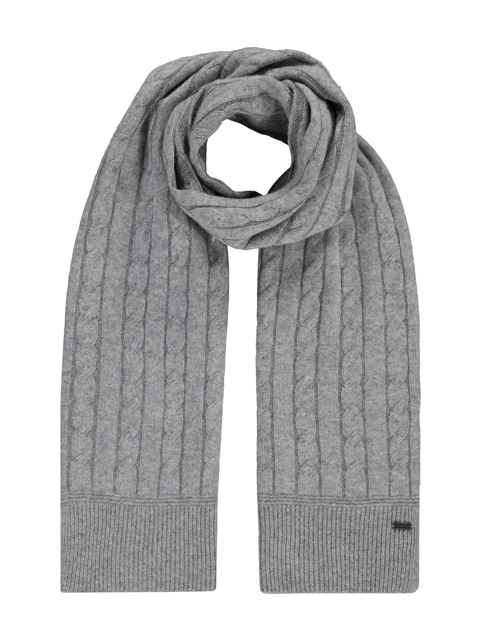 LERROS - SCHAL WINTER platinum grey melange - Gr. - OS von LERROS