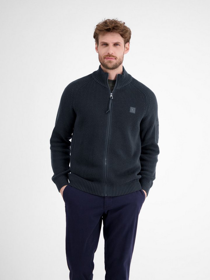 LERROS Strickjacke LERROS Herren Strickjacke, grob gerippt von LERROS