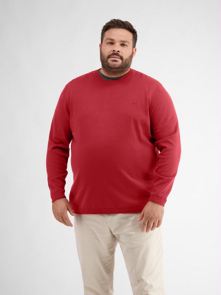 LERROS Strickpullover LERROS Flachstrickpulloer mit Rundhalsausschnitt von LERROS