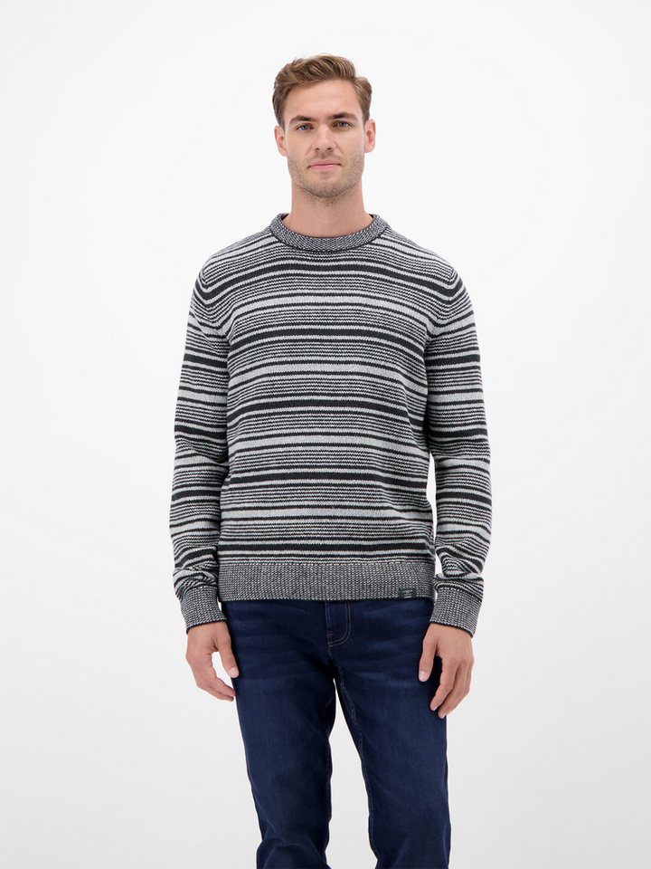 LERROS Strickpullover LERROS Herren Crewneck-Stricker, gestreift von LERROS