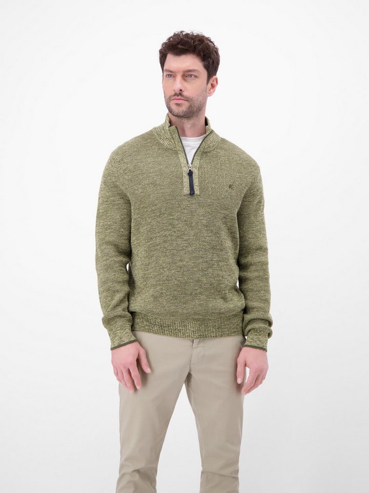 LERROS Strickpullover LERROS Herren Troyer in Twist-Struktur von LERROS