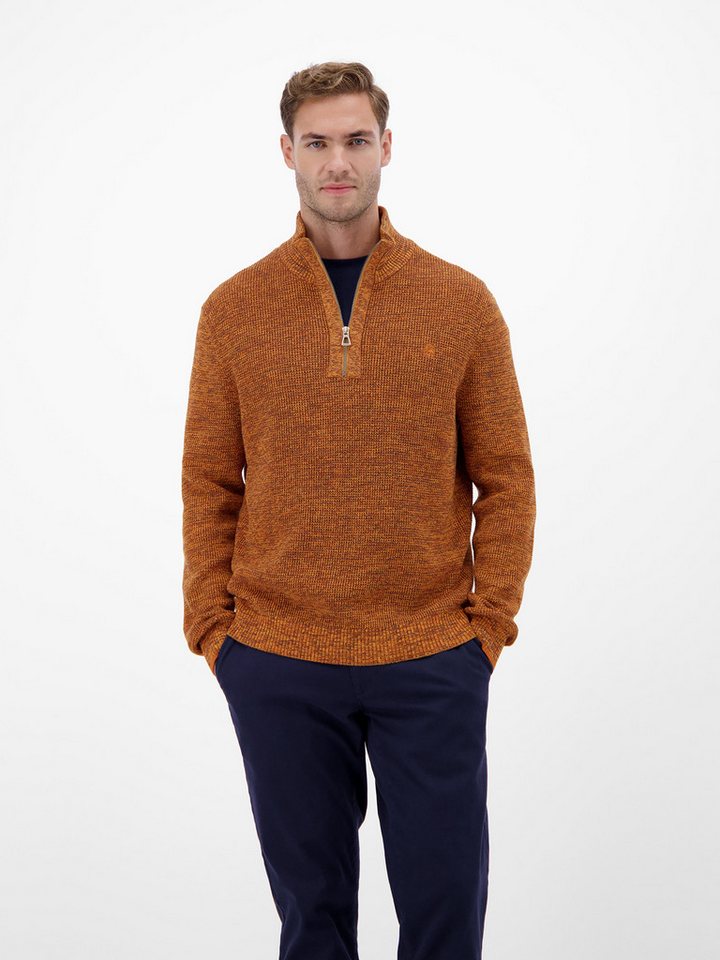 LERROS Strickpullover LERROS Herren Troyer in Twist-Struktur von LERROS