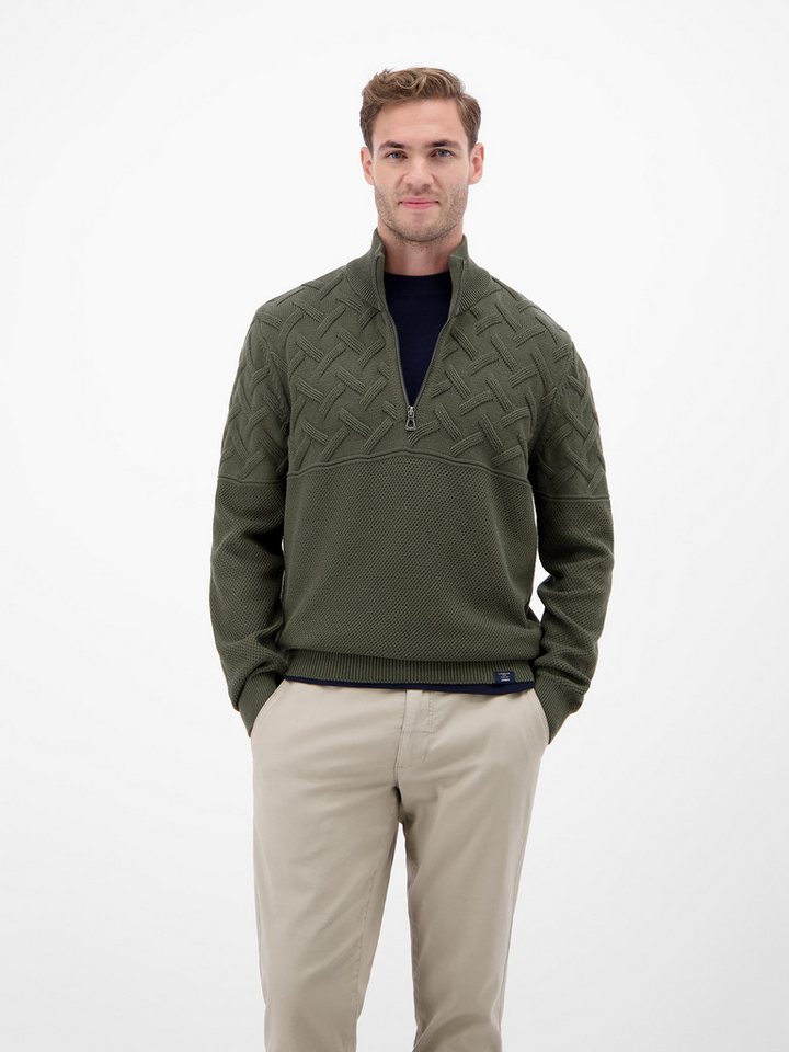 LERROS Strickpullover LERROS Herren-Troyer mit Jacquardmuster LERROS Strickpullover LERROS Herren-Troyer mit Jacquardmuster von LERROS