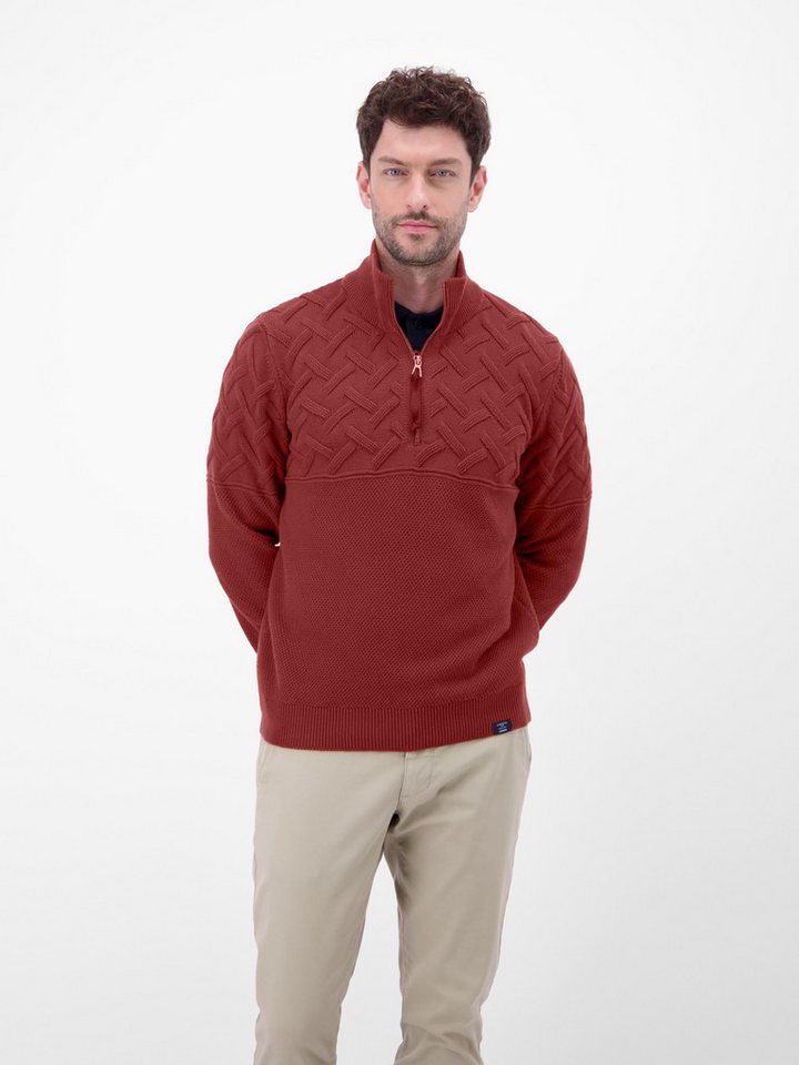 LERROS Strickpullover LERROS Herren-Troyer mit Jacquardmuster von LERROS