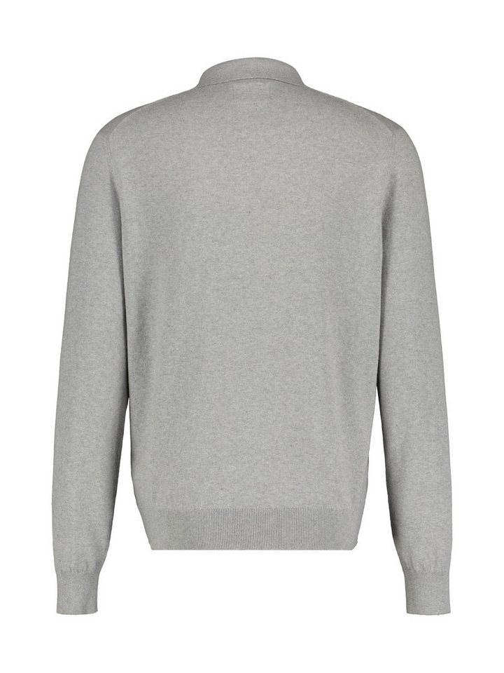 LERROS Strickpullover LERROS Langarm Strickpolo mit Wollanteil von LERROS