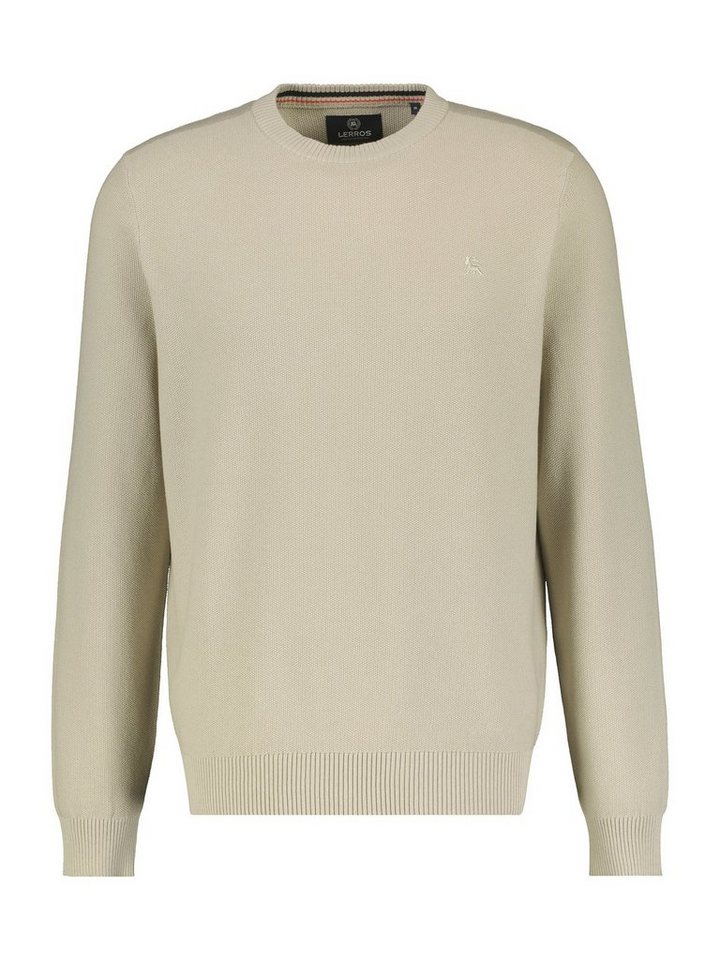 LERROS Strickpullover LERROS Rundhals Strickpullover von LERROS