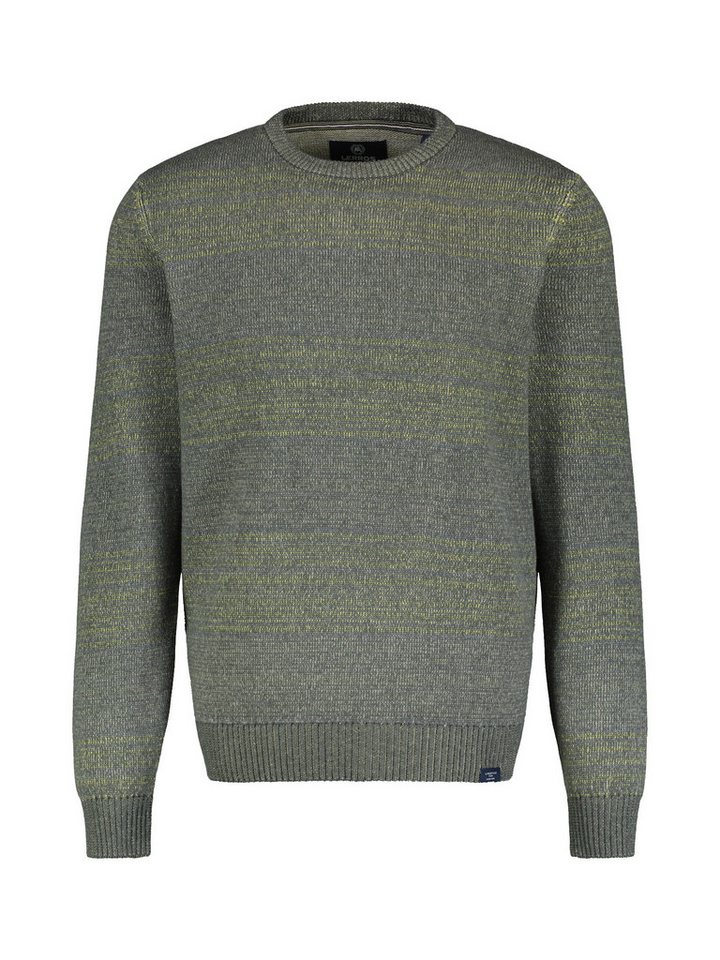 LERROS Strickpullover LERROS Strickpullover in Melange-Streifenoptik von LERROS