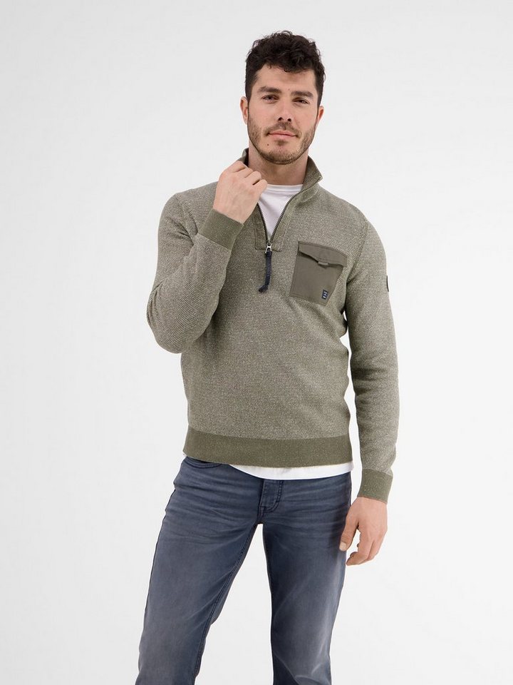 LERROS Strickpullover LERROS Stricktroyer in kerniger Optik von LERROS