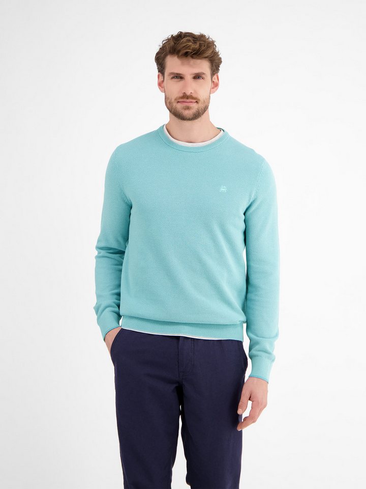 LERROS Strickpullover mit Logo Stickerei von LERROS