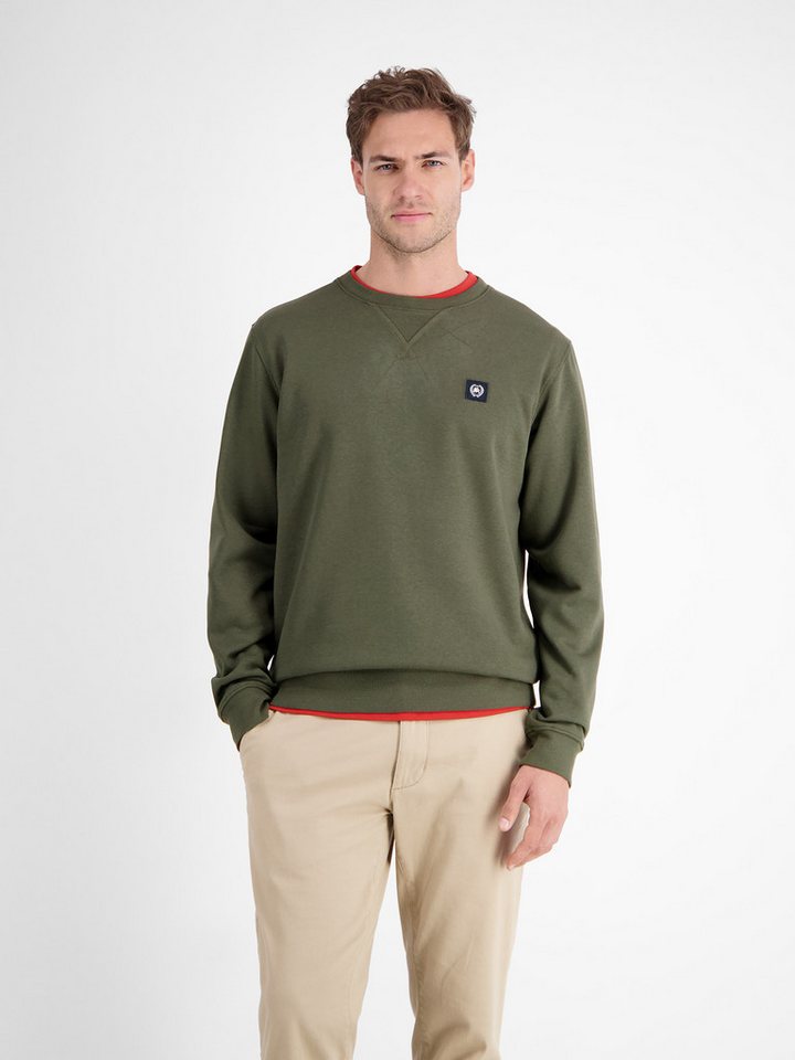 LERROS Sweater mit Logo-Badge von LERROS