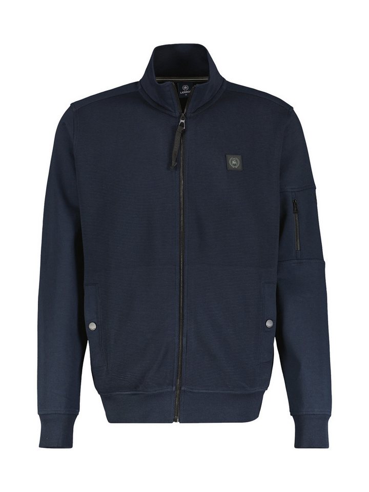 LERROS Sweatjacke LERROS Herren Sweatjacke in Struktur-Baumwollqualität von LERROS