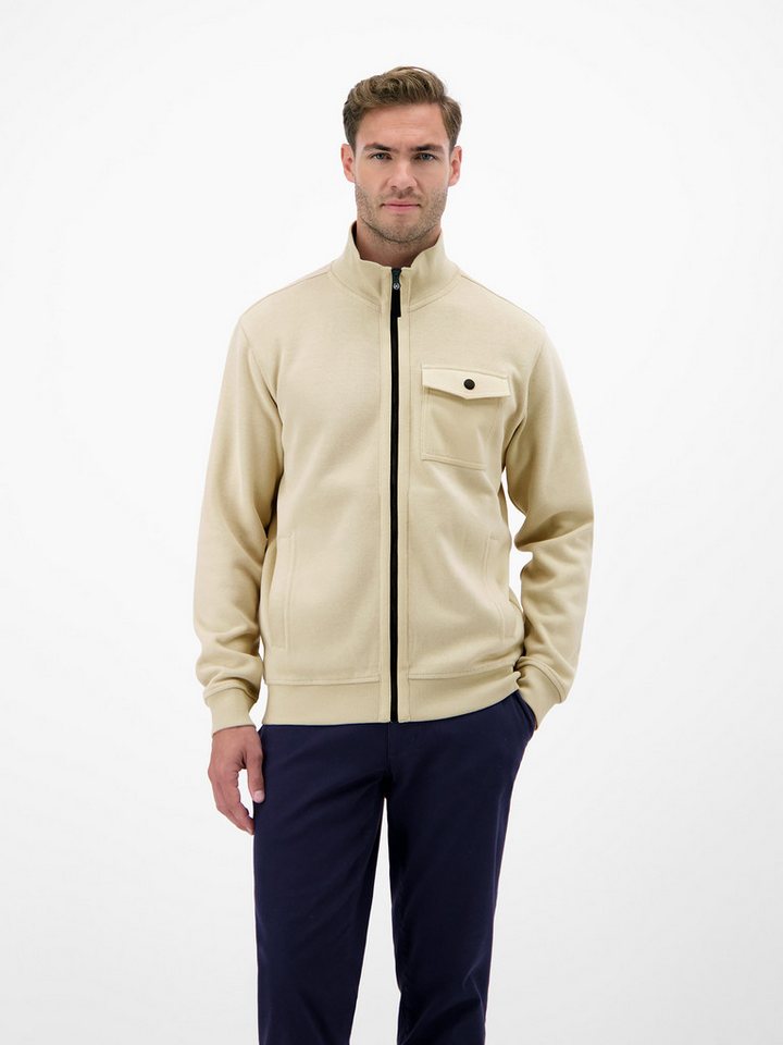 LERROS Sweatjacke LERROS Sweatjacke für Herren, modisch-sportiv LERROS Sweatjacke LERROS Sweatjacke für Herren, modisch-sportiv von LERROS