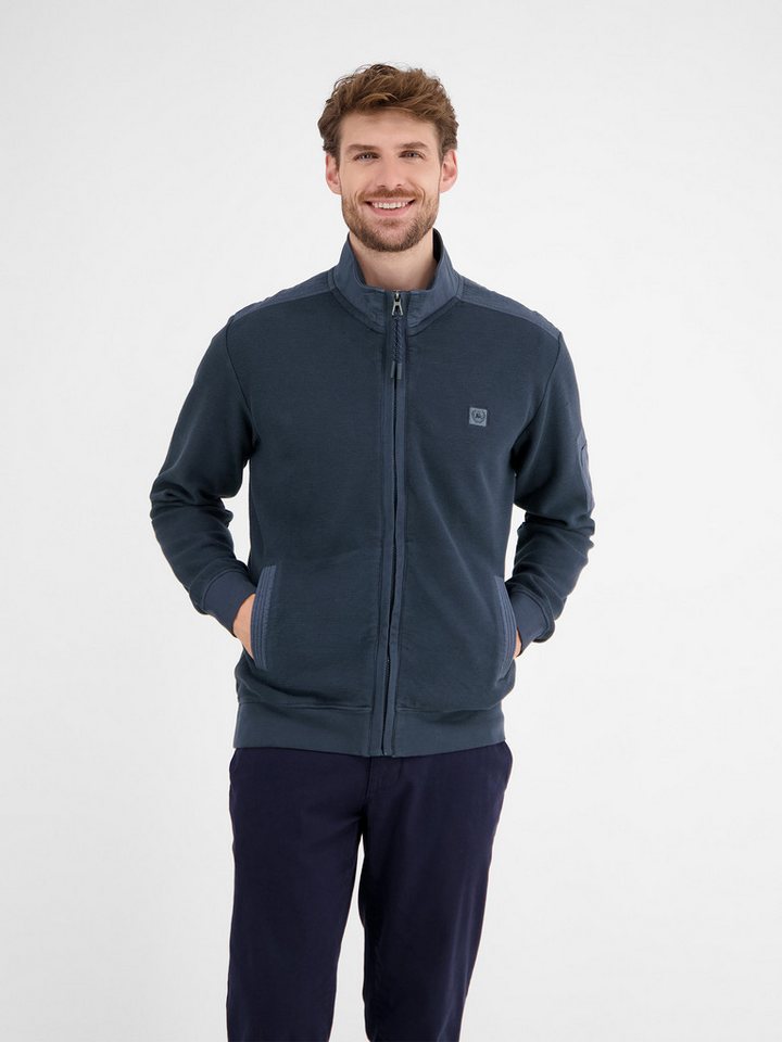 LERROS Sweatjacke LERROS Sweatjacke in Zig-Zag-Struktur von LERROS