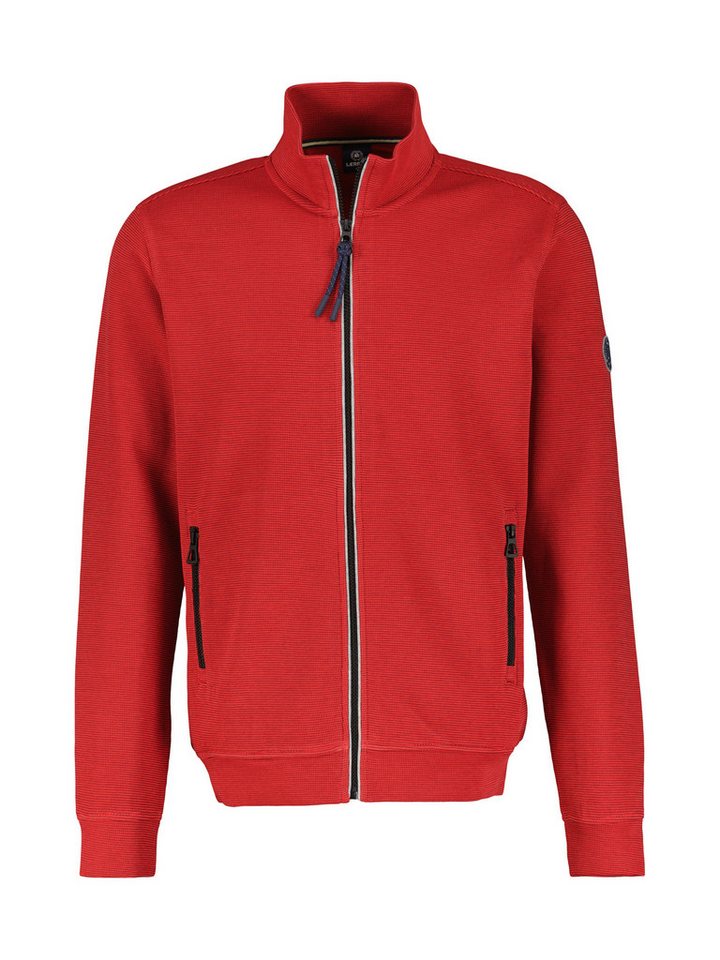 LERROS Sweatjacke LERROS Unifarbene Herren-Sweatjacke von LERROS