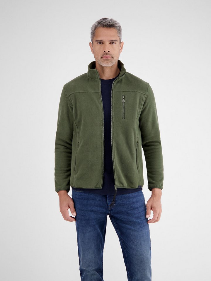 LERROS Sweatjacke Polarfleece-Jacke mit Reißverschluss von LERROS