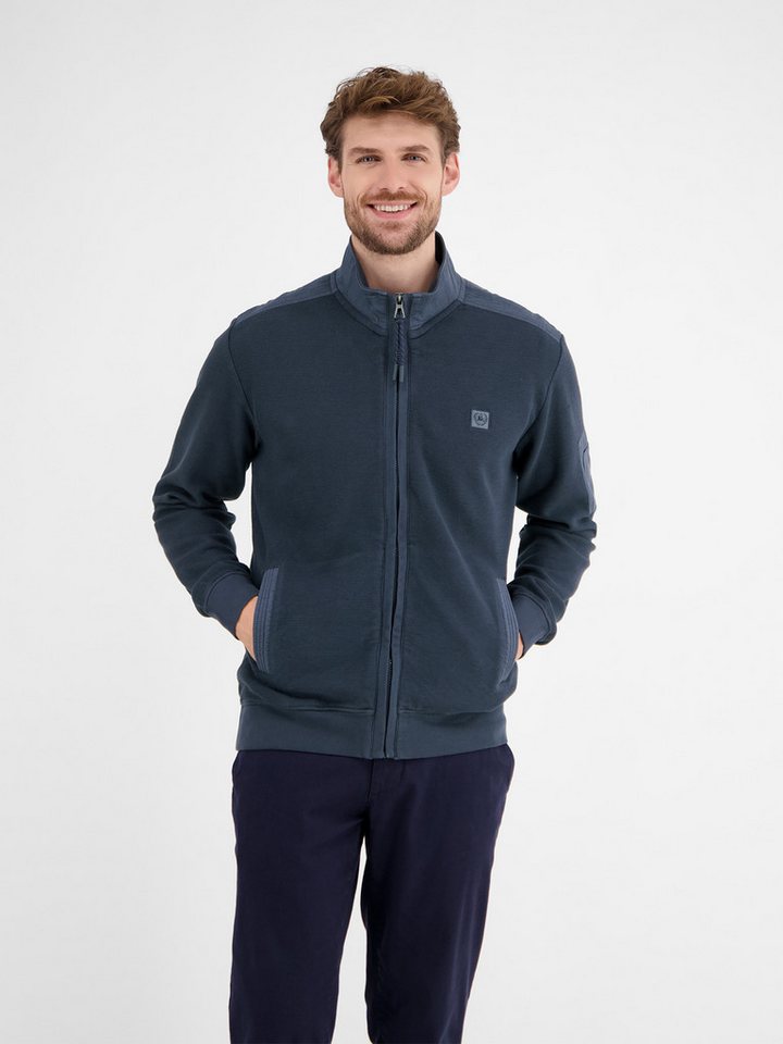 LERROS Sweatjacke mit Logo Stickerei von LERROS