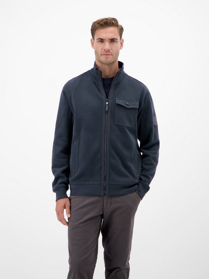 LERROS Sweatjacke mit Stehkragen und Reißverschluss von LERROS