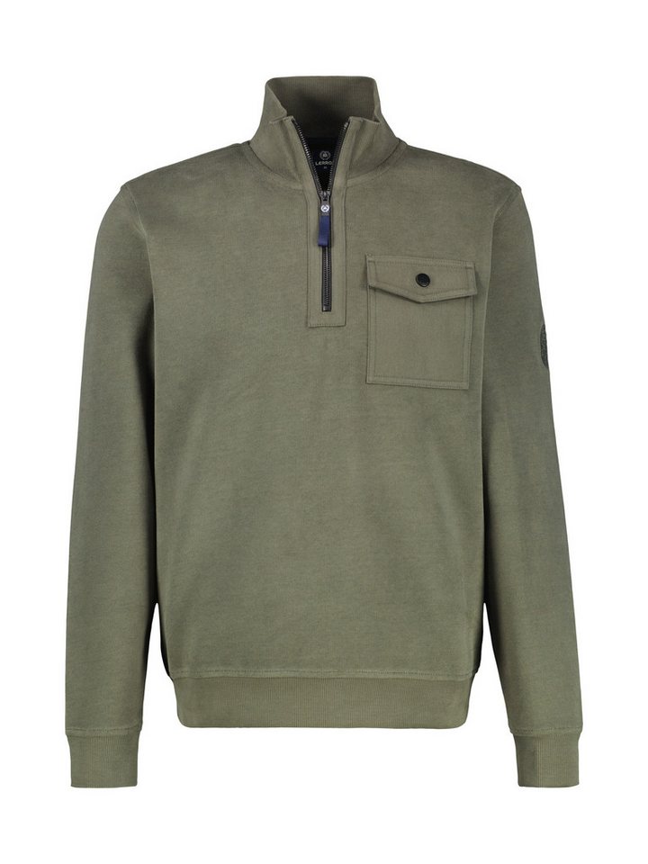 LERROS Sweatshirt LERROS Herren Troyer in Großen Größen von LERROS