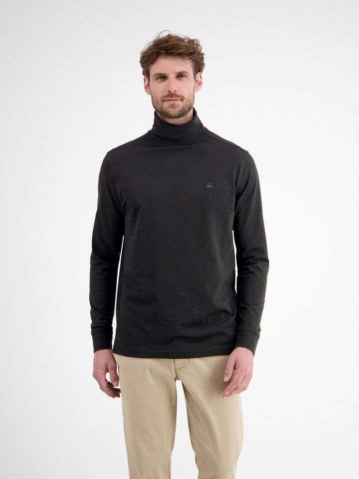 LERROS Sweatshirt LERROS Rollkragenshirt aus weicher Baumwolle von LERROS