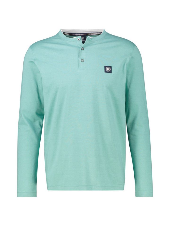 LERROS Sweatshirt LERROS Serafino-Langarmshirt für Herren von LERROS