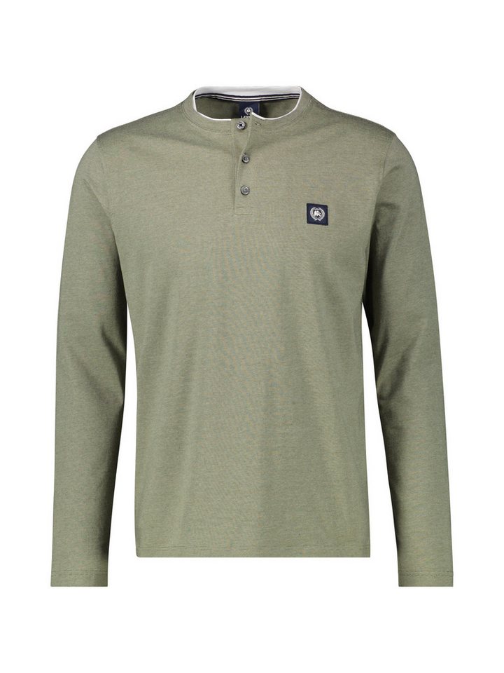 LERROS Sweatshirt LERROS Serafino-Langarmshirt für Herren von LERROS