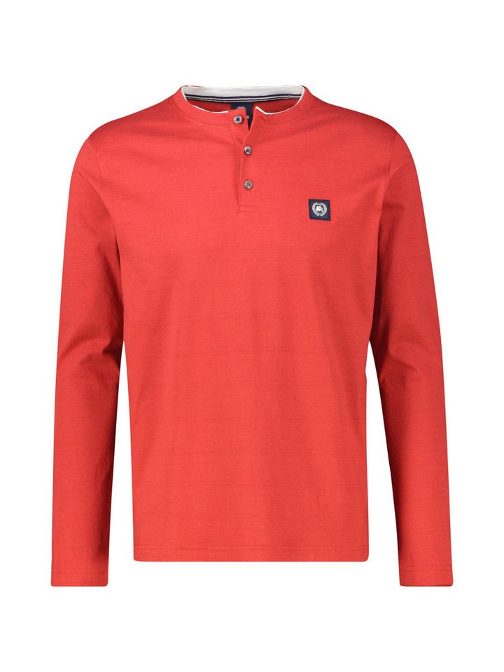 LERROS Sweatshirt LERROS Serafino-Langarmshirt für Herren LERROS Sweatshirt LERROS Serafino-Langarmshirt für Herren von LERROS