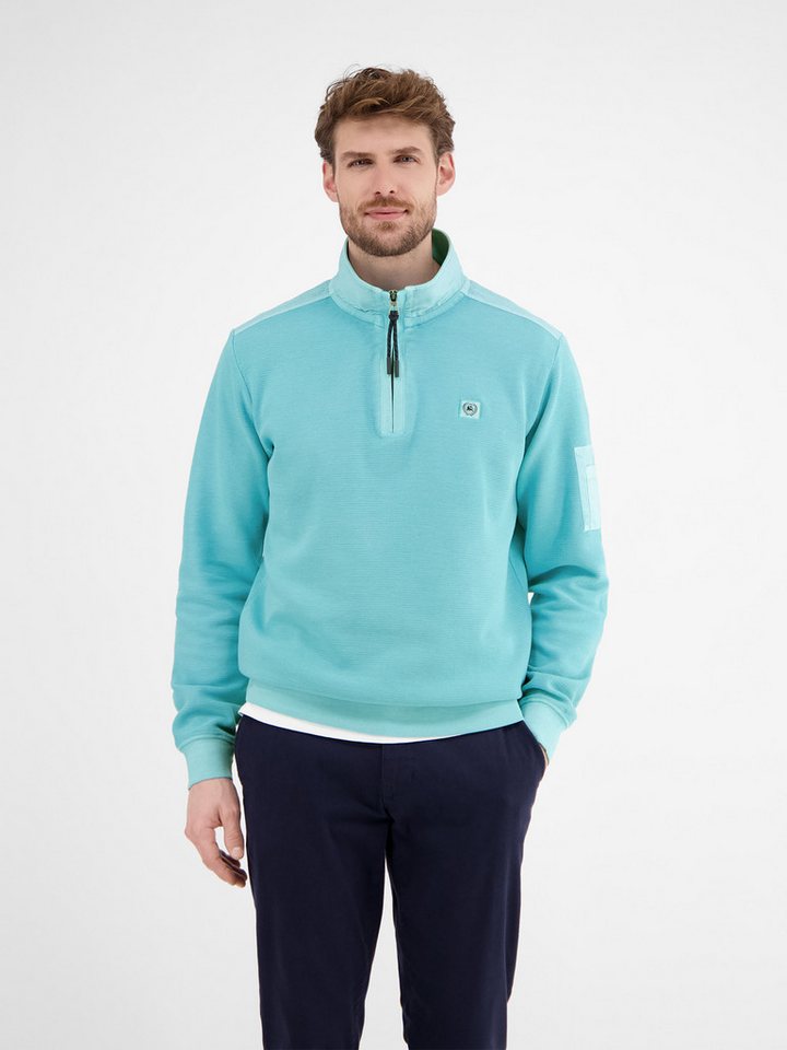 LERROS Sweatshirt LERROS Sweattroyer in Zig-Zag-Struktur von LERROS