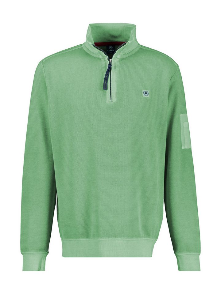 LERROS Sweatshirt LERROS Sweattroyer in Zig-Zag-Struktur LERROS Sweatshirt LERROS Sweattroyer in Zig-Zag-Struktur von LERROS