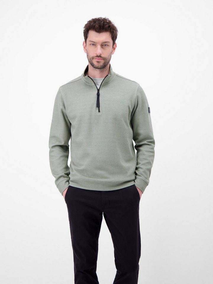 LERROS Sweatshirt LERROS Troyer in hochwertiger Sweatqualität von LERROS