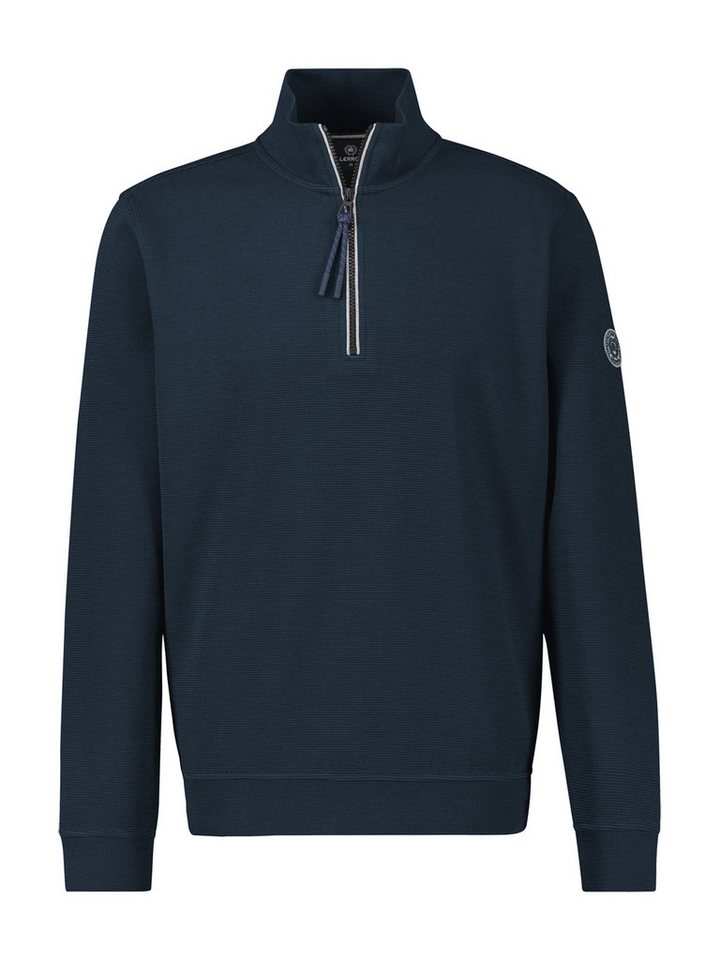 LERROS Sweatshirt LERROS Unifarbener Sweattroyer für Herren von LERROS