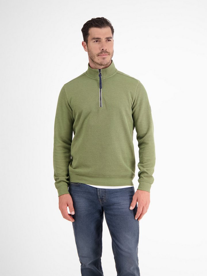 LERROS Sweatshirt LERROS Unifarbener Sweattroyer für Herren von LERROS