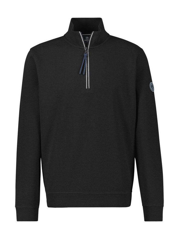LERROS Sweatshirt LERROS Unifarbener Sweattroyer für Herren von LERROS