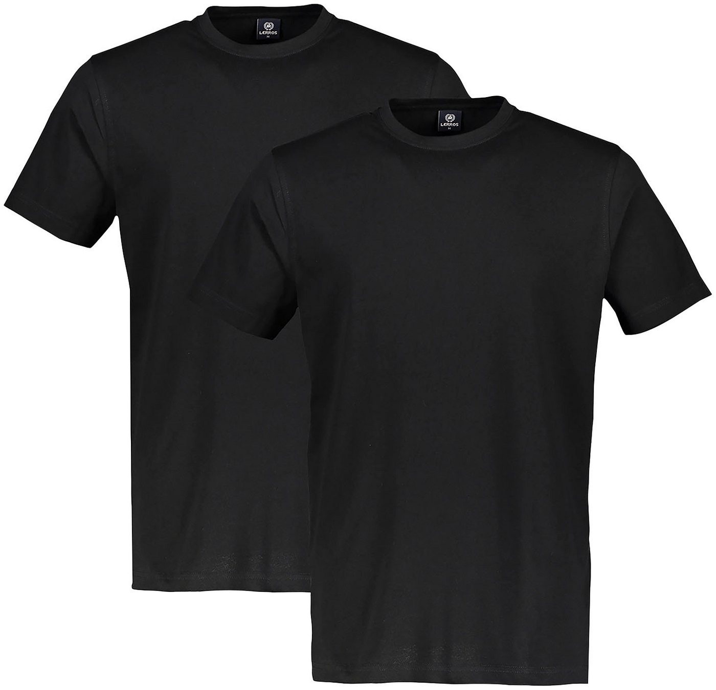 LERROS T-Shirt (Packung, 2-tlg) in klassischer Optik von LERROS