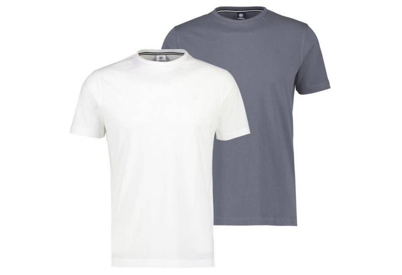 LERROS T-Shirt Basic in hochwertiger Qualität mit Logo Stickerei von LERROS