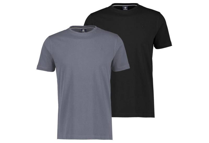 LERROS T-Shirt Basic in hochwertiger Qualität mit Logo Stickerei von LERROS