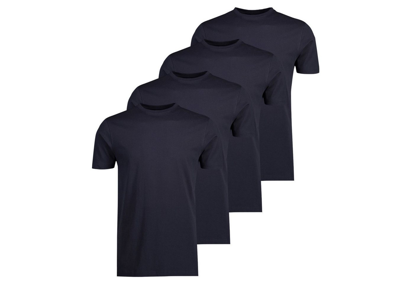 LERROS T-Shirt Basic in klassischer Optik im 4er Pack von LERROS
