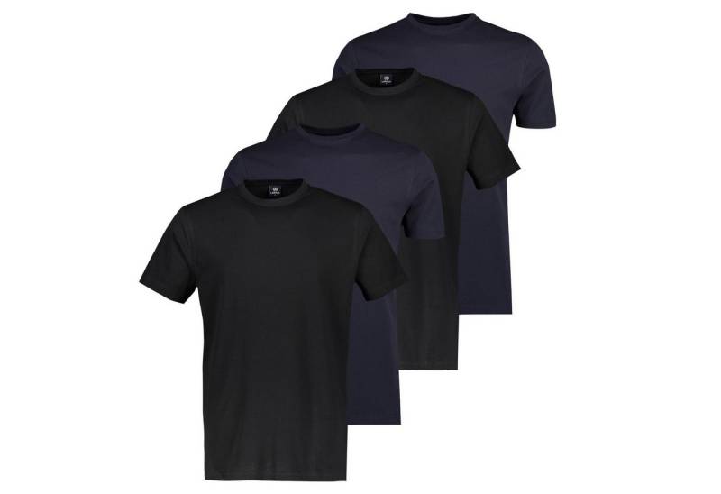 LERROS T-Shirt Basic in klassischer Optik im 4er Pack von LERROS
