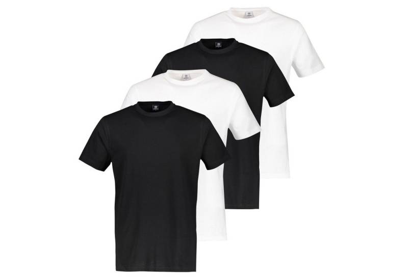 LERROS T-Shirt Basic in klassischer Optik im 4er Pack von LERROS