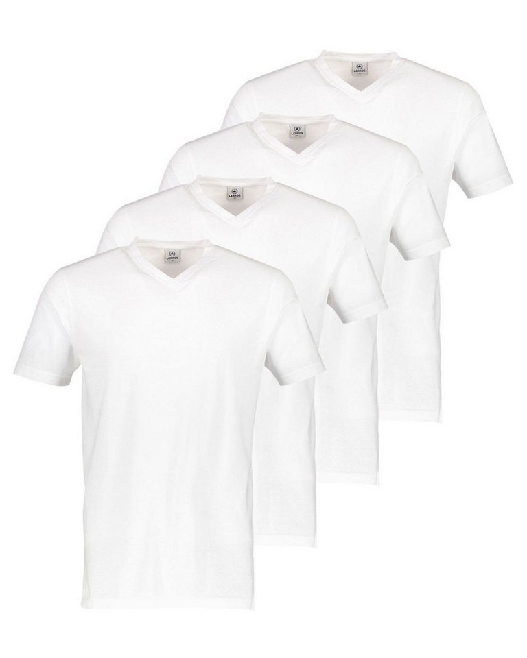 LERROS T-Shirt Basic in klassischer Optik im 4er Pack von LERROS
