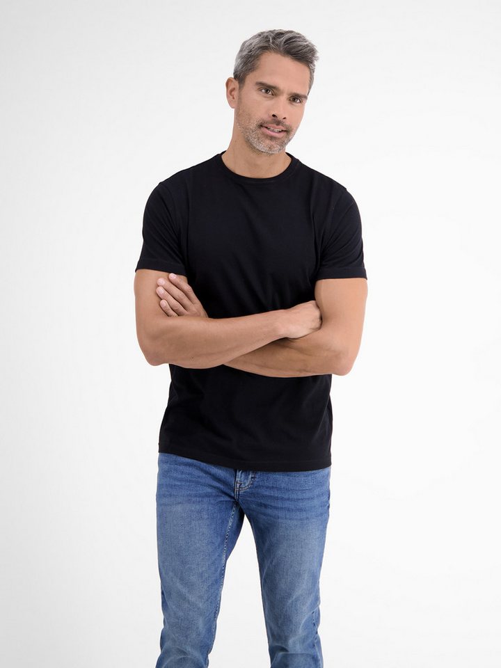 LERROS T-Shirt LERROS Doppelpack T-Shirt Rundhals in Premium Baumwollqualität von LERROS