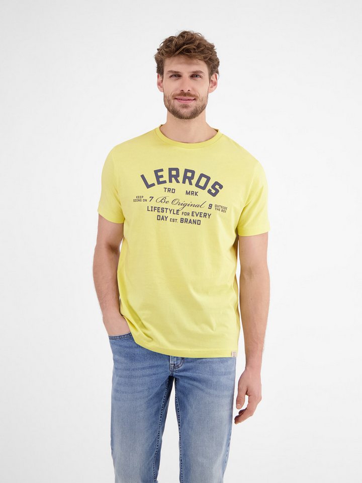LERROS T-Shirt LERROS Sommerliches T-Shirt mit Print von LERROS