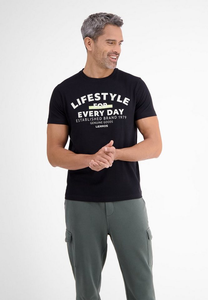 LERROS T-Shirt LERROS T-Shirt *Lifestyle for every day* von LERROS