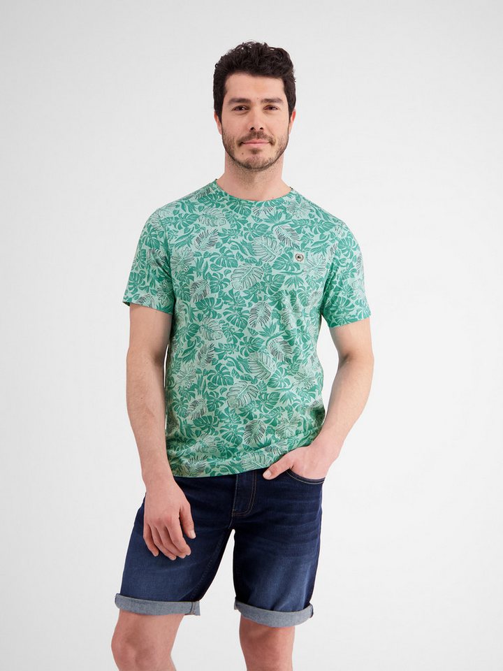 LERROS T-Shirt LERROS T-Shirt für Herren mit floralem Print von LERROS