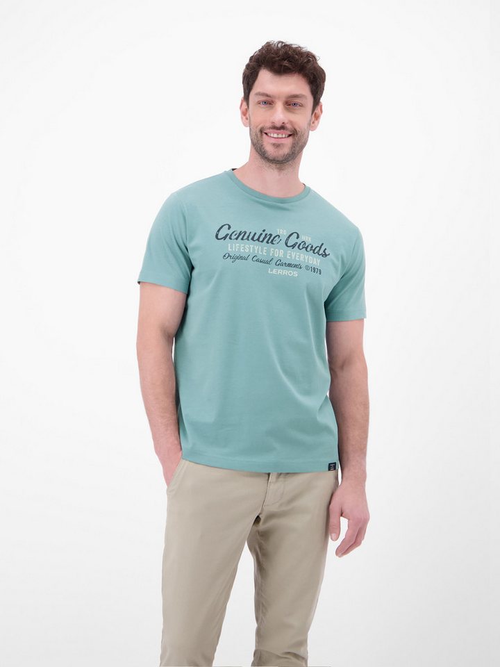 LERROS T-Shirt LERROS T-Shirt in Jersey-Qualität mit Print von LERROS