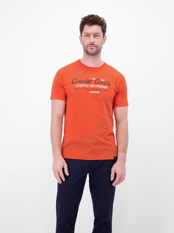 LERROS T-Shirt LERROS T-Shirt in Jersey-Qualität mit Print von LERROS